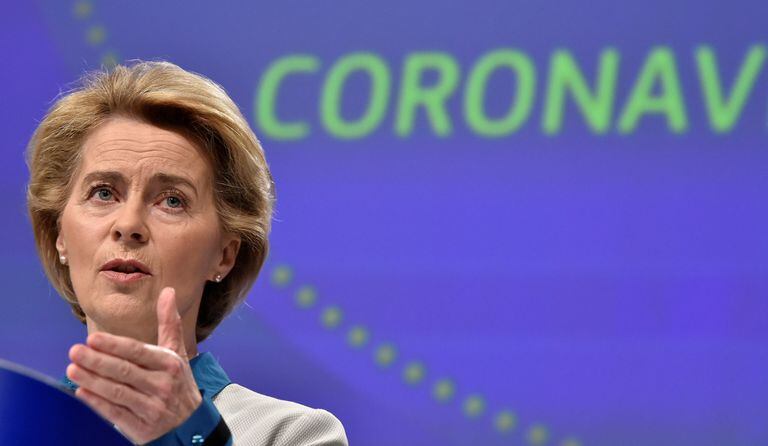 La presidenta de la Comisión Europea, Ursula von der Leyen.