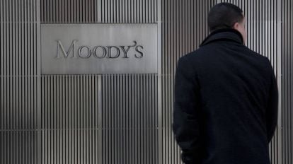 Fachada de la oficina de Moody's en Nueva York, en una imagen de archivo.
