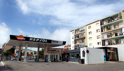 Una gasolinera de la província de Barcelona.