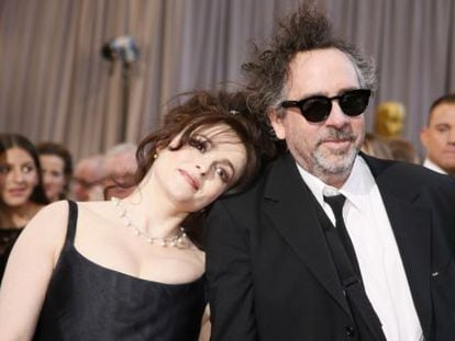 Tim Burton y Helena Bonham Carter.