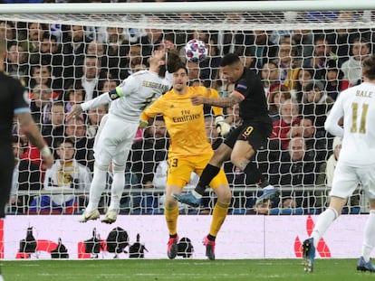 Ramos, Courtois y Gabriel Jesús, en el pasado Madrid-City.