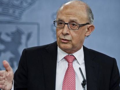 El ministro de Hacienda y Administraciones P&uacute;blicas, Crist&oacute;bal Montoro.