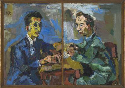 'Doble retrato de Georg Heise y Hans Mardersteig'.