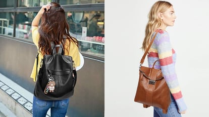 Así es la mochila para mujer más vendida en Amazon: antirrobo, cuero y disponible en una veintena de colores | Escaparate: compras y ofertas | EL PAÍS
