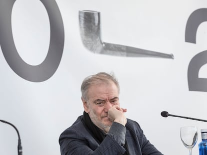 Valery Gergiev, ayer, en el Palau de la Música de Valencia.