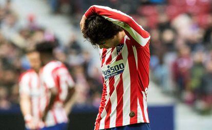 Joao Félix, tras acabar el partido contra el Leganés.