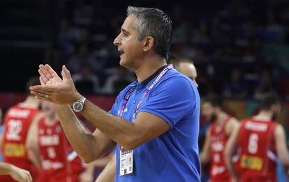 Igor Kokoskov, en la final del Eurobasket, en septiembre.