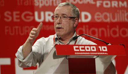 El secretario general de CCOO, Ignacio Fern&aacute;ndez Toxo