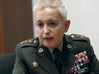 La hasta ahora coronel togada Begoña Aramendía, recién ascendida a general.