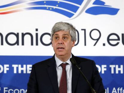 El ministro portugués de Finanzas y presidente del Eurogrupo, Mário Centeno.