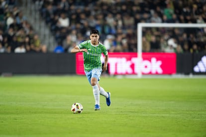Obed Vargas durante un partido en Los Ángeles, el 23 de noviembre de 2024,