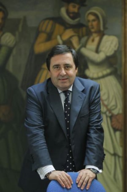 Juan Carlos Matellanes, en la sede de la ABAO.