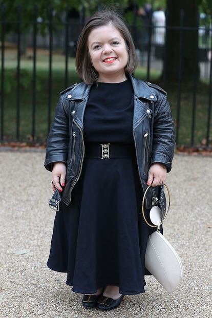 Una de sus más recientes apariciones en la semana de la moda de Londres.