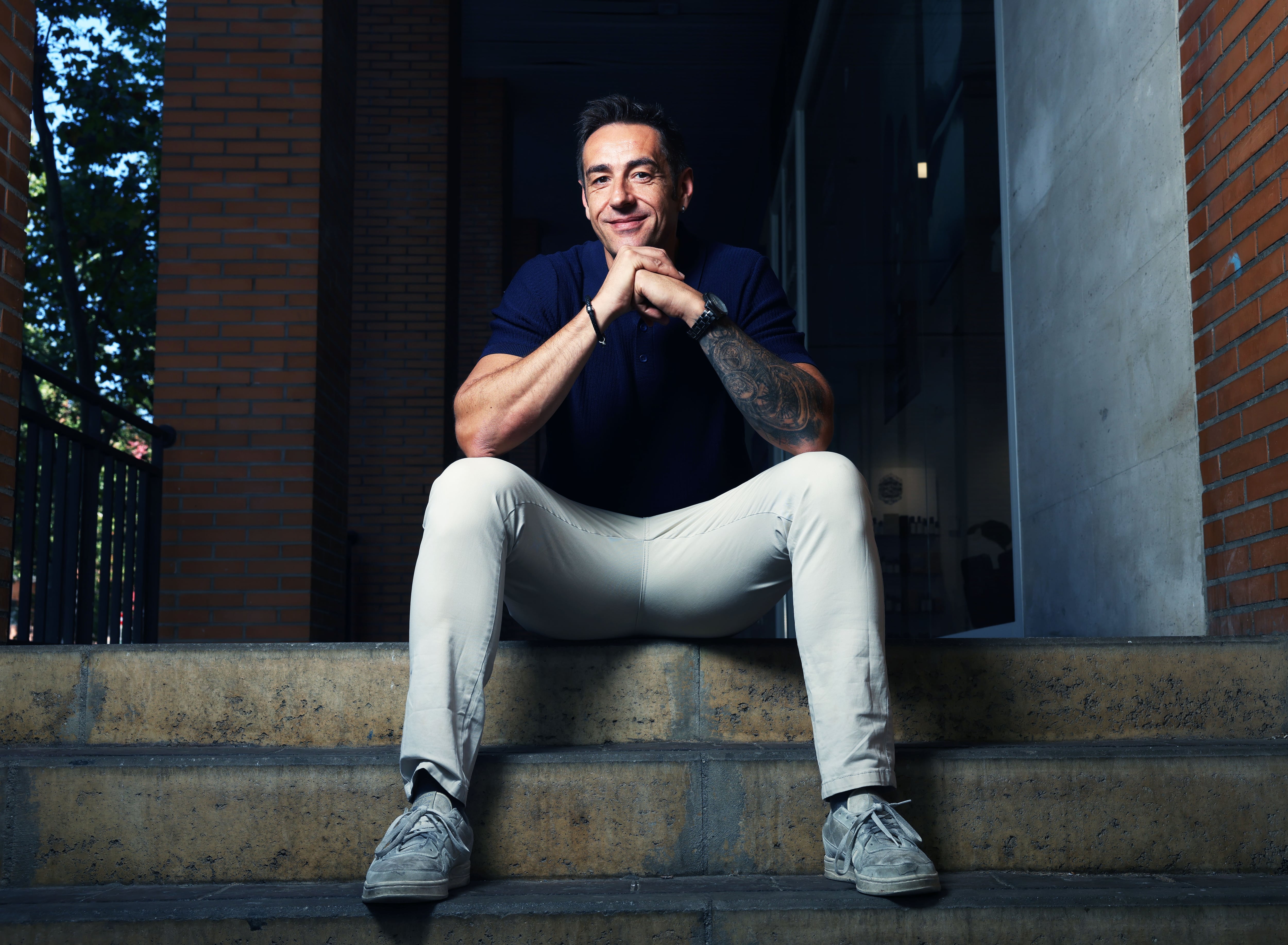 Emilio Delgado, diputado de Más Madrid en la Asamblea de Madrid, el 16 de septiembre en Vallecas.