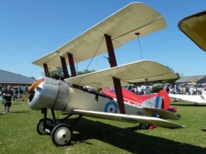 El triplano Sopwith, construido por los británicos para la I Guerra Mundial.