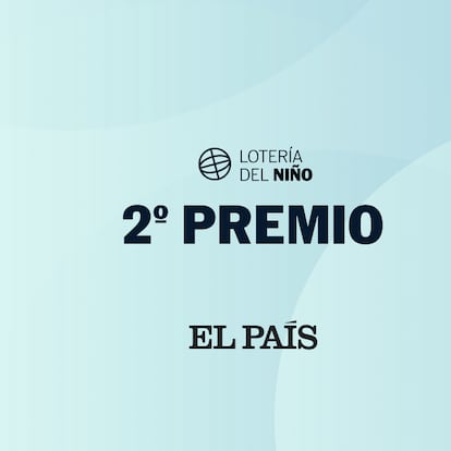 Segundo premio loteria Niño