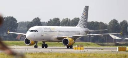 Un avión de la compañía Vueling.