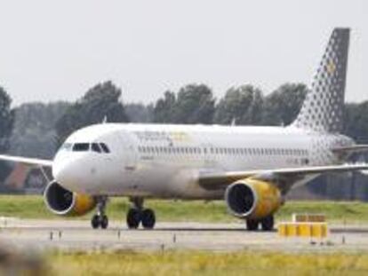 Un avión de la compañía Vueling.