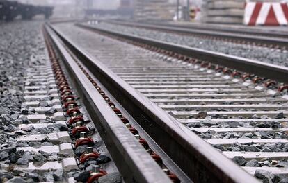 Una via de tren.