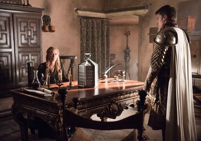 Cersei Lannister i el seu germà, Jaime Lannister (Nikolaj Coster-Waldau).