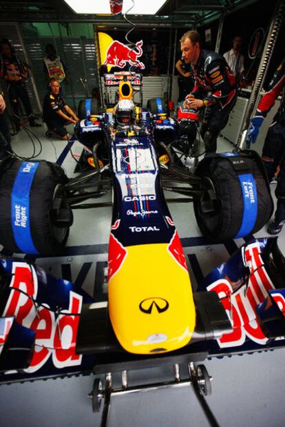 El Red Bull de Vettel en Malasia.