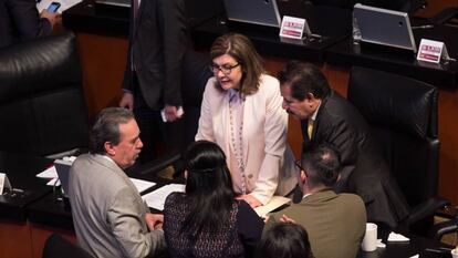 Sesión del Senado mexicano esta semana.