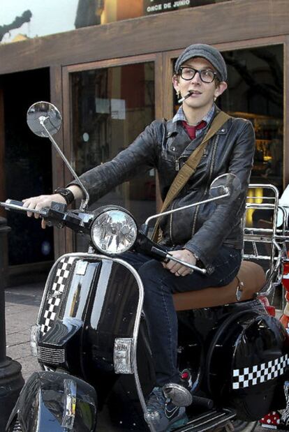Mica P. Hinson, en las calles de Logroño.