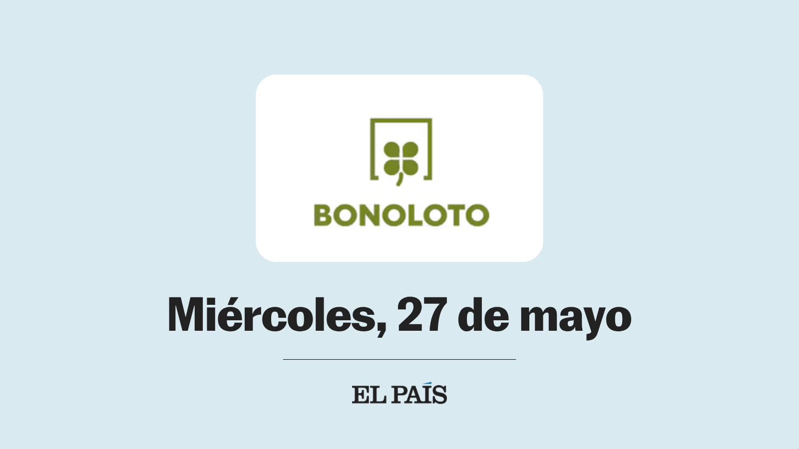 Bonoloto: comprobar sorteo del miércoles 27 de mayo
