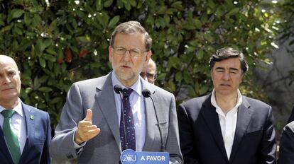 Mariano Rajoy, este jueves en Salamanca.