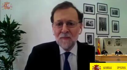 Rajoy declara como testigo en el juicio por la caja b del PP.