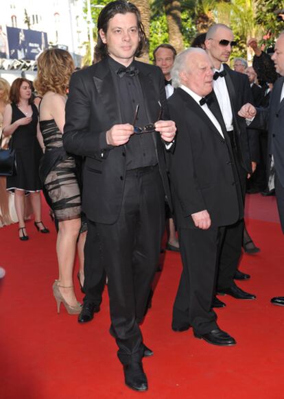 El cantante francés Benjamin Biolay en el Festival de Cannes 2010