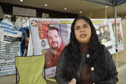 La madre buscadora 'Angelita' Meraz León, en una imagen difundida en redes sociales.