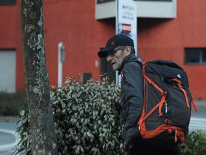 Josu Ternera, momentos antes de su detención en Sallanches, el 16 de mayo