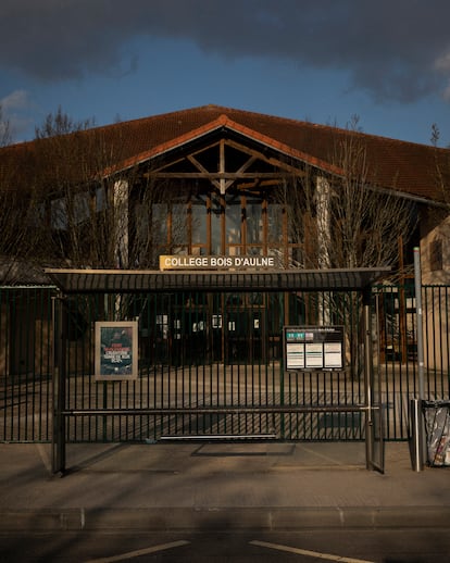 El Collège Bois d’Aulne, en Conflans-Saint-Honorine, donde enseñaba el asesinado Samuel Paty