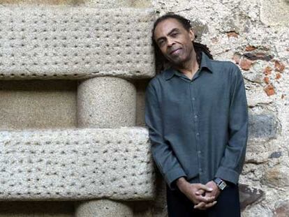 Gilberto Gil, ayer en Cáceres.