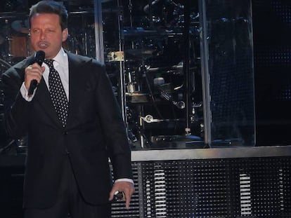 Luis Miguel, en un concierto en México en 2013.