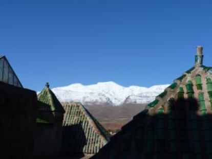 Las cumbres nevadas del Alto Atlas.