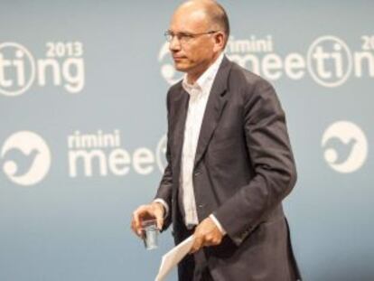 El primer ministro italiano Enrico Letta.