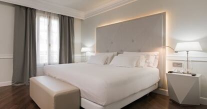 Habitación del NH Gran Hotel Zaragoza.