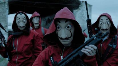 Fotograma de la serie 'La casa de papel'.