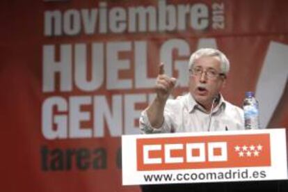 El secretario general de CCOO, Ignacio Fernández Toxo. EFE/Archivo