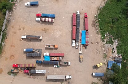 Trasiego de maíz en la comunidad Nueva Orizaba, Chiapas, México. 