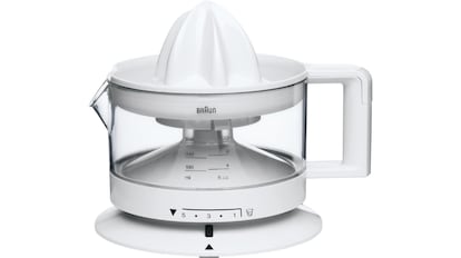 Vista del exprimidor eléctrico con descuento en Amazon.