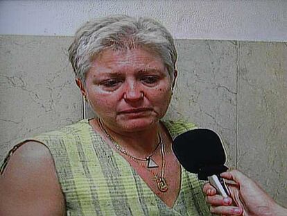 La víctima en una imagen captada de TVE.