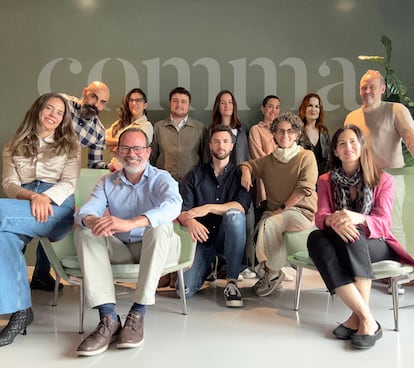 El equipo de la Agencia Comma en Madrid, 2025.