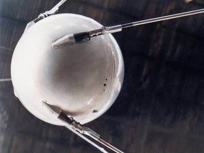 Sputnik, el primer satélite artificial de la historia.