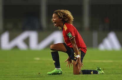 Vicky López, en la Copa Mundial Femenina de Fútbol sub 17.