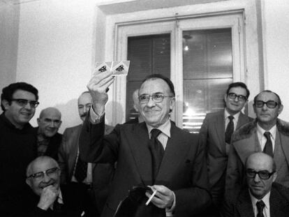 Carrillo a su regreso a España.