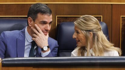 Pedro Sánchez y Yolanda Díaz