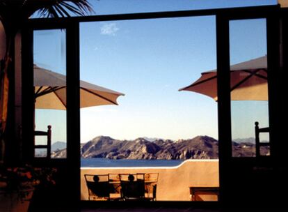 Vistas desde la terraza del Hotel Al Sur en Calabardina, Murcia